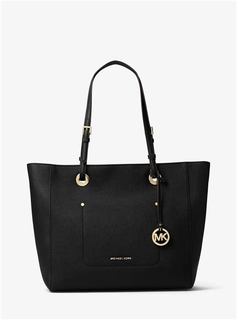 michael kors large saffiano satchel|michael kors saffiano leather tote.